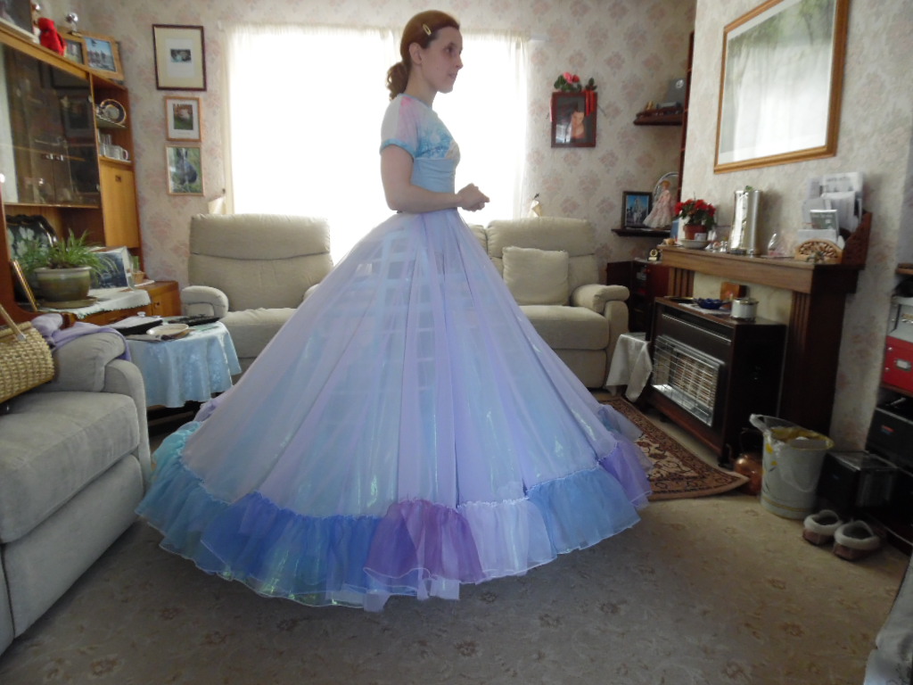 How I sew my first Disney princess dress  Cinderella Dress DIY Sewing  projects with me  YouTube