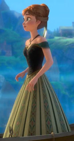 princess anna coronation dress